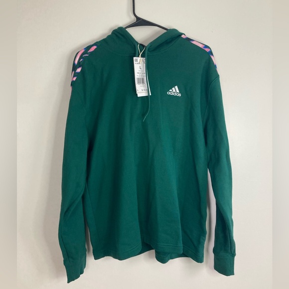 NWT! Adidas Collegiate Green Sweatshirt - Picture 1 of 3